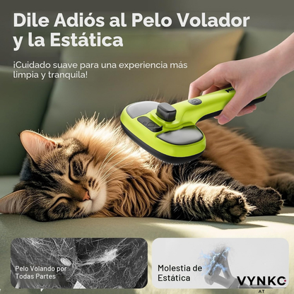 cepillo/peine para mascotas con sistema de nebulización